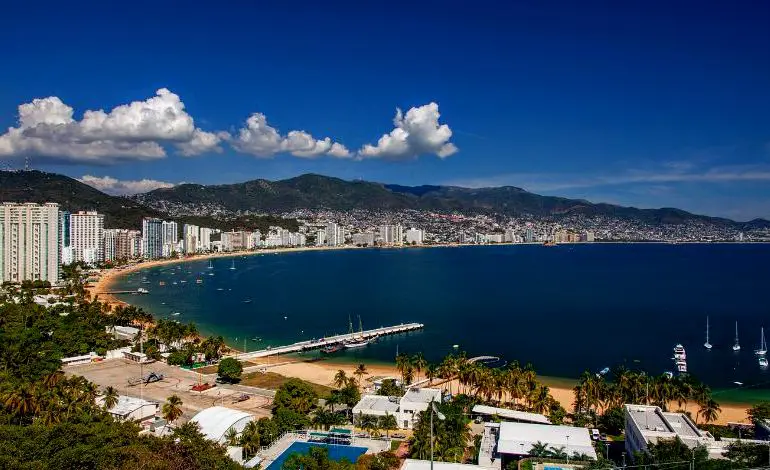 Vista aérea de Acapulco