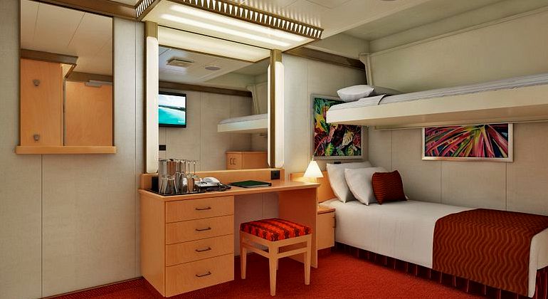 Upper/Lower Stateroom on Carnival Magic