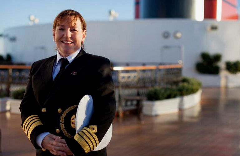 Capitán de Cunard Inger Thorhauge