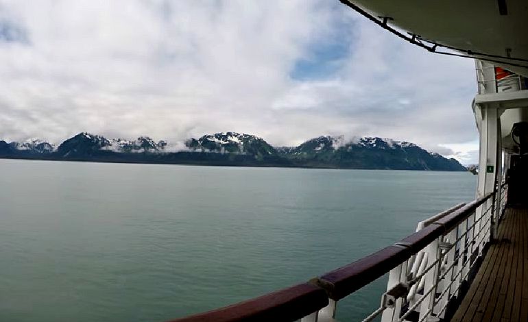 Hubbard Glacier side deck