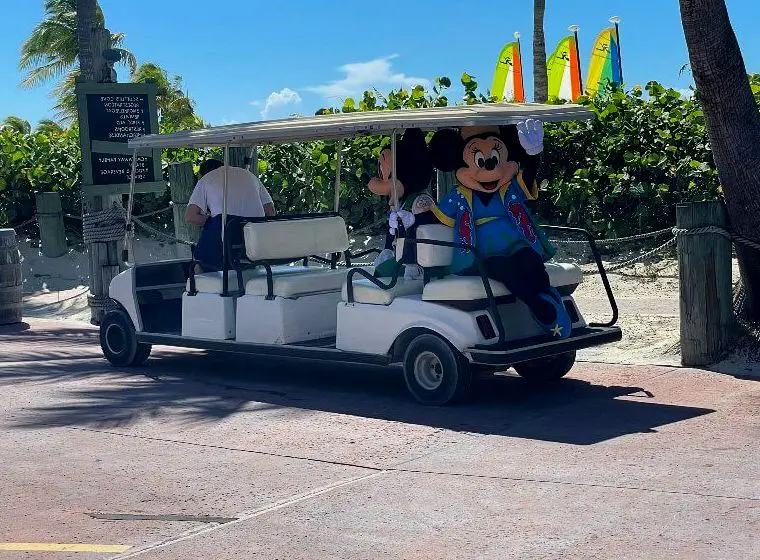 Mickey y Minnie en Castaway Cay
