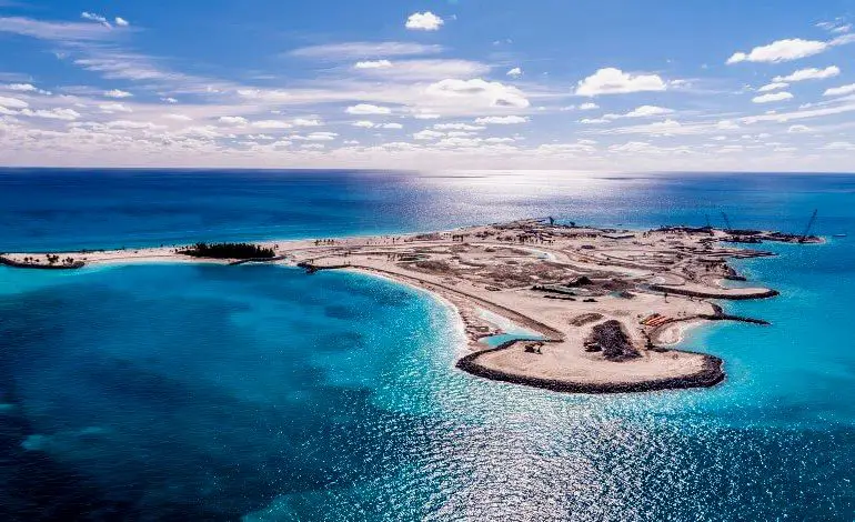Ocean Cay antes de la renovación en 2019