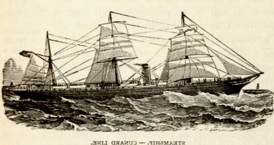 Vaporera de Cunard de 1878
